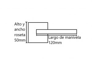 Maneta Roseta Cuadrada H-Pro Leo 3200HP