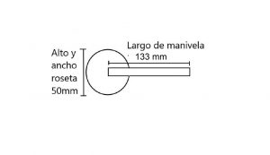 Maneta Roseta Redonda H-Pro 2250 AliciaHP