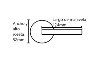 Maneta Roseta Redonda H-Pro Roma 5500HP