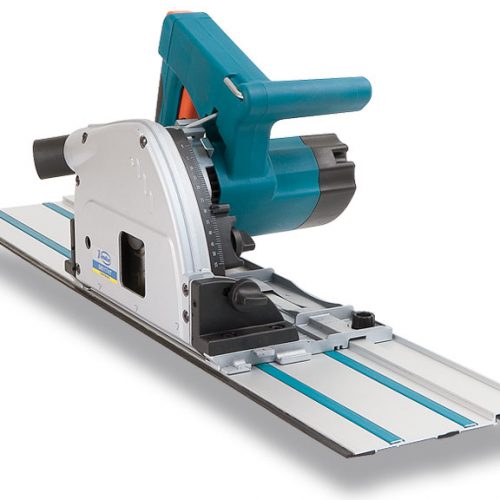 Sierra de incisión VIRUTEX SRI174T 1150W con riel guía para cortes precisos en madera