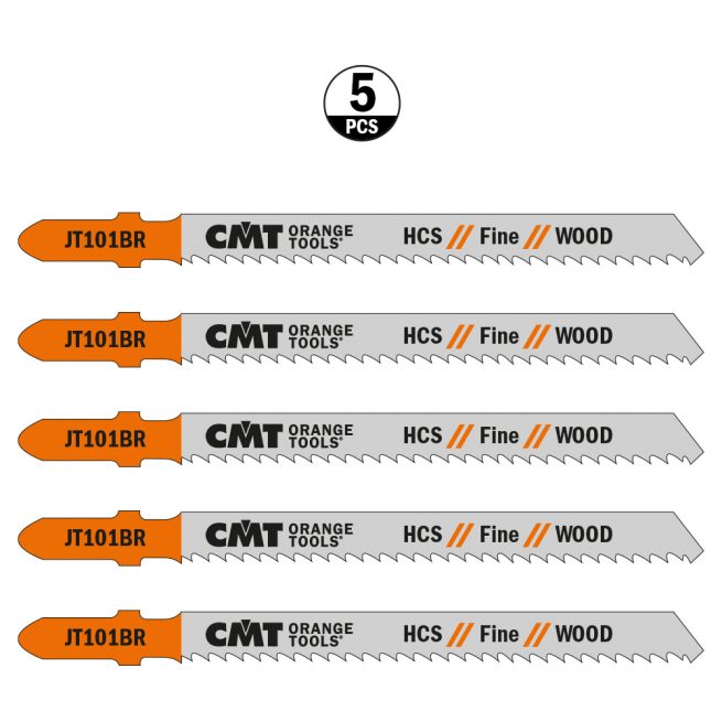 Sierra caladora CMT JT101BR madera HCS SET 5