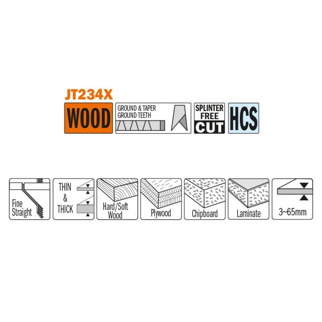Sierra caladora CMT JT234X madera HCS CAR