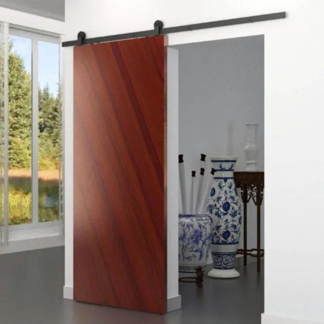 puertas corredizas, ideal para interiores con estilo industrial o rústico