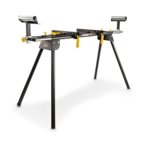 Mesa para ingletadora Varo 150kg Powerplus – estructura metálica con rodillos ajustables, capacidad 150 kg