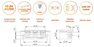 Abrepuertas Eléctrico Dorcas 99 AbDF TD MED1