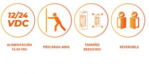 Abrepuertas Eléctrico Dorcas PL99 AbF TD MED1