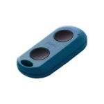 Mando Bluetooth AYR int_KEY PRO de color azul con dos botones y diseño compacto, compatible con la cerradura electrónica int_LOCK PRO
