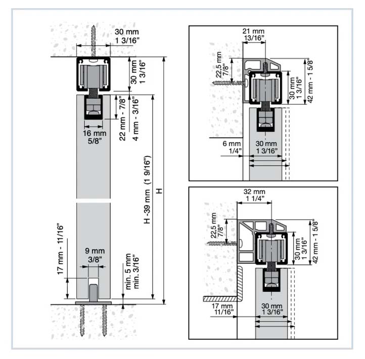 Soporte pared guía Klein Lite - Imagen 6